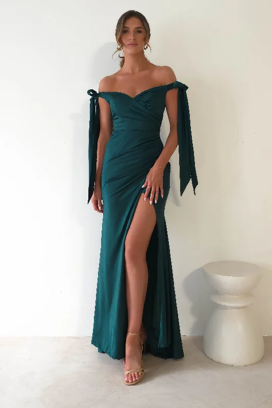 Helga Bodycon Gown | Emerald Green