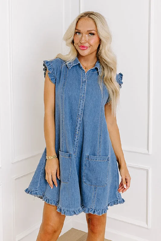 Happy Life Denim Mini Dress